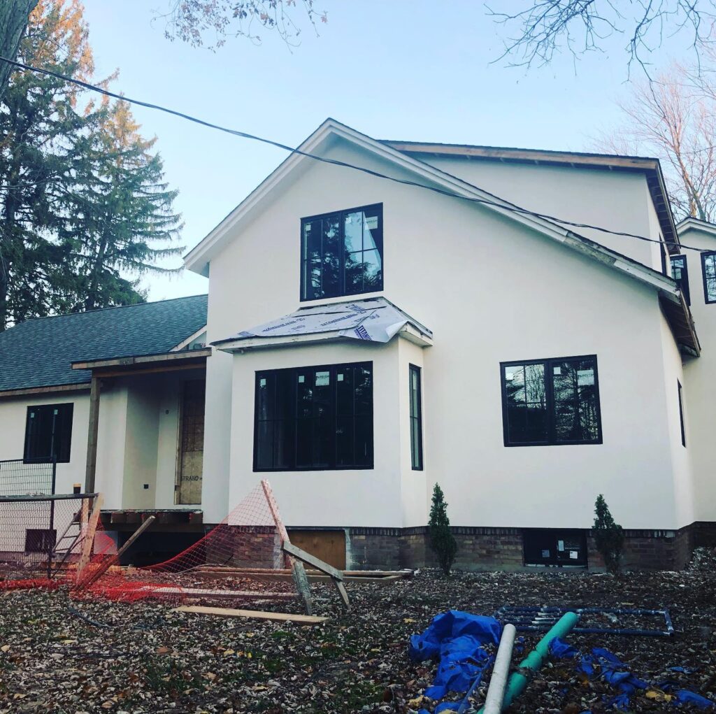 Stucco Surface On Exterior Property Wall