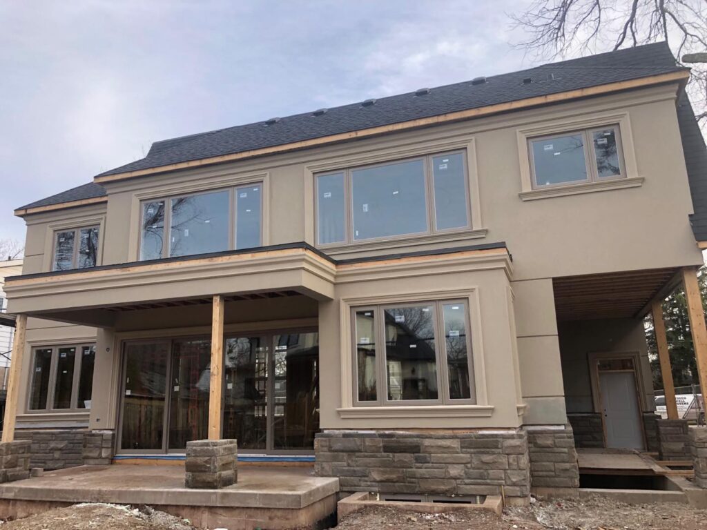 EIFS And Stucco Exterior Finish On Wal