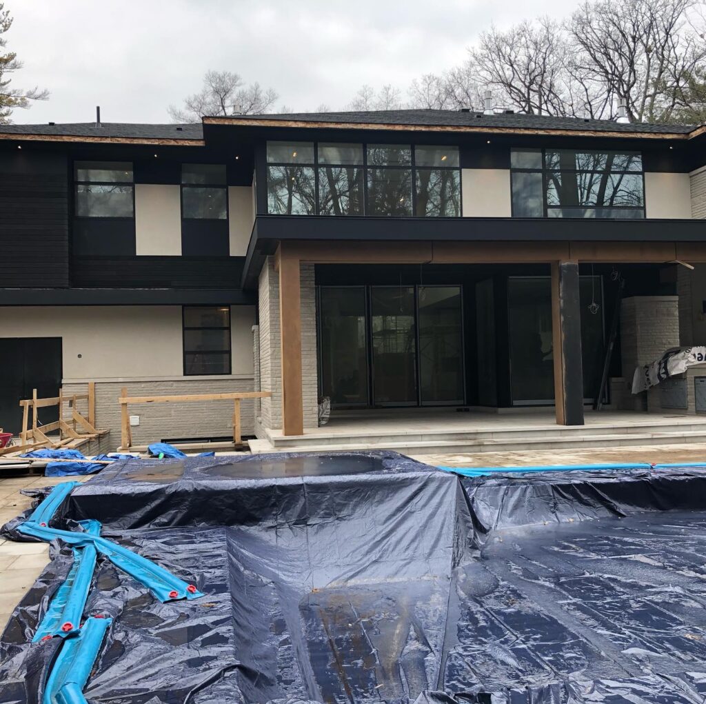 Exterior Stucco Surface On Building