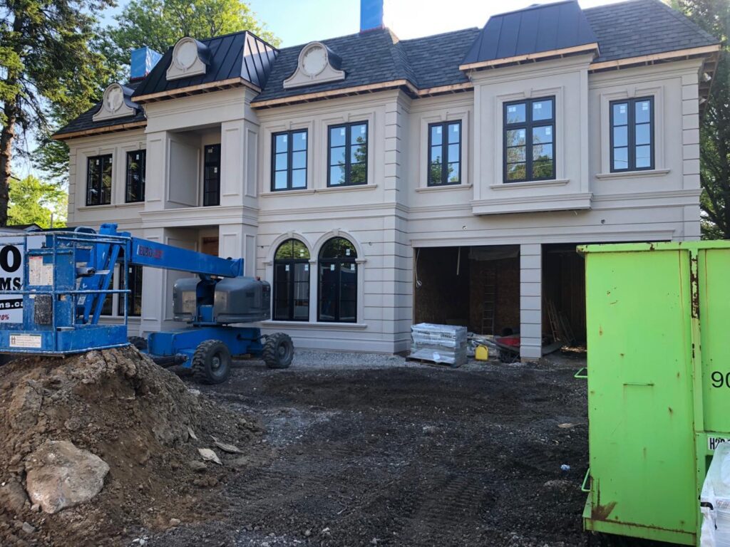 Stucco Finish On House Exterior Wall