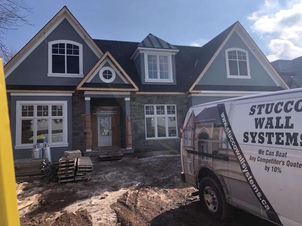 Exterior Wall System With Stucco Finish