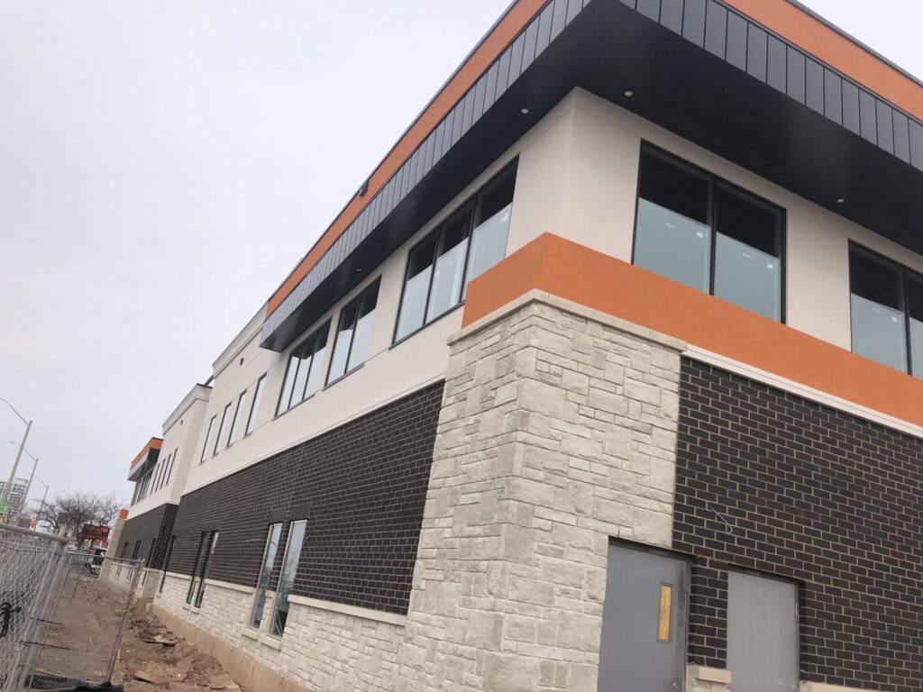 Exterior Stucco System On Building Wall