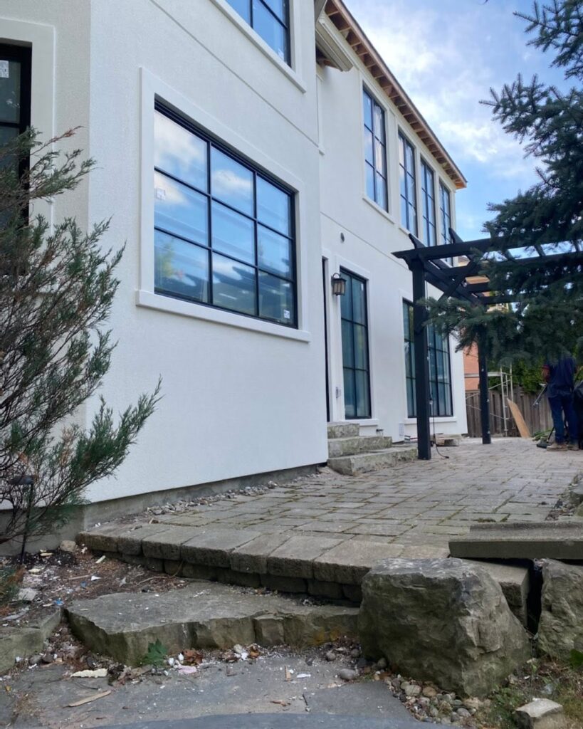 Stucco Exterior Wall Finish On Building