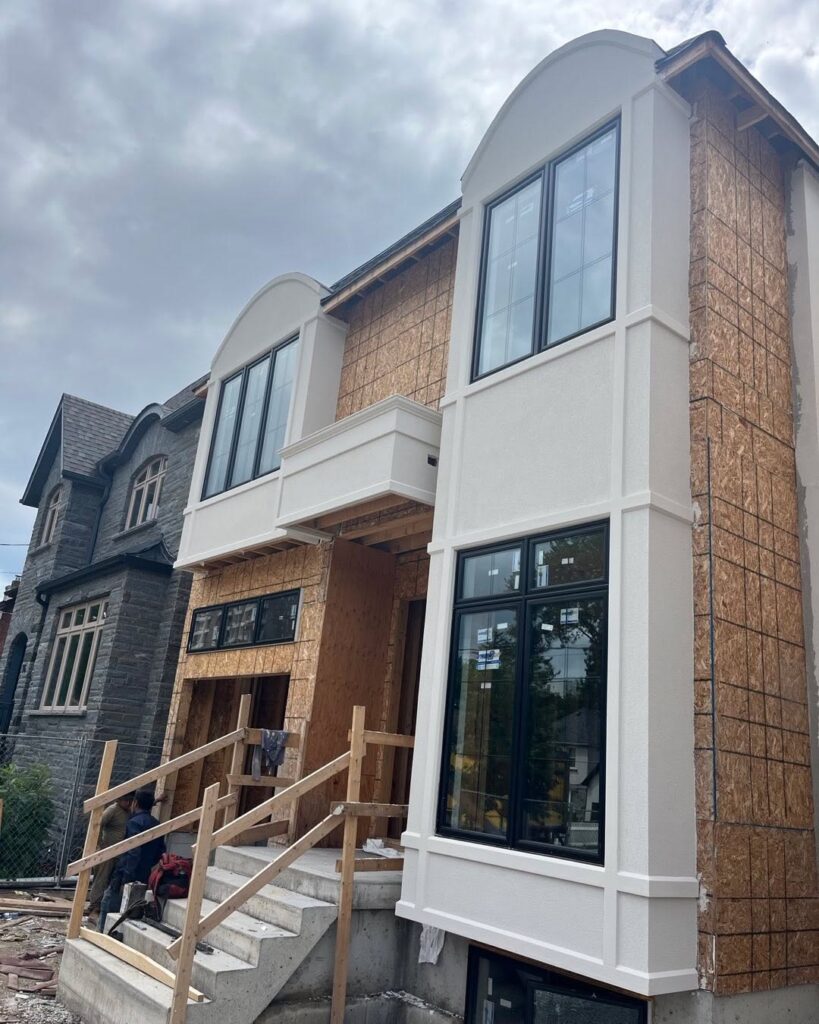 Exterior Wall Finished With EIFS System
