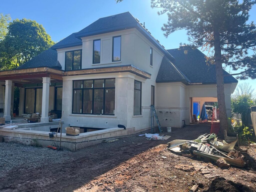 Stucco Exterior Surface On Wall