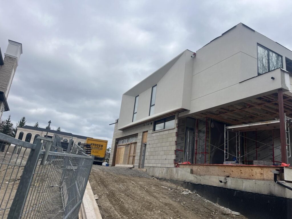 Stucco Wall Texture On Exterior Surface
