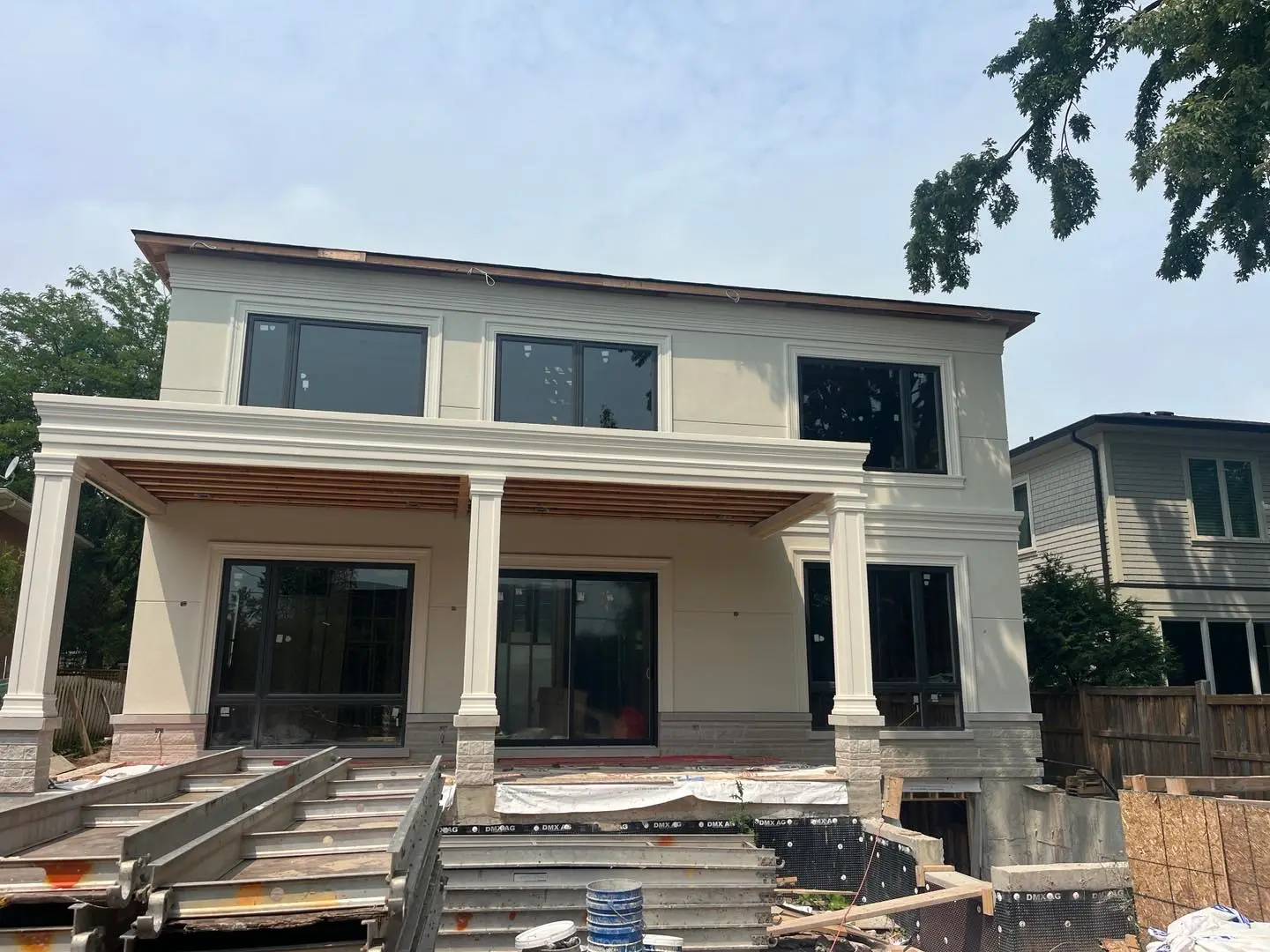 Stucco Contractor Burlington — Stucco Wall Systems project photo