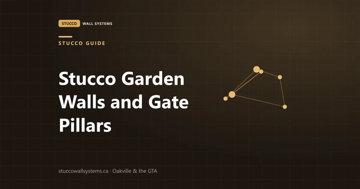 Stucco Garden Walls: Why They Fail Faster Than the House