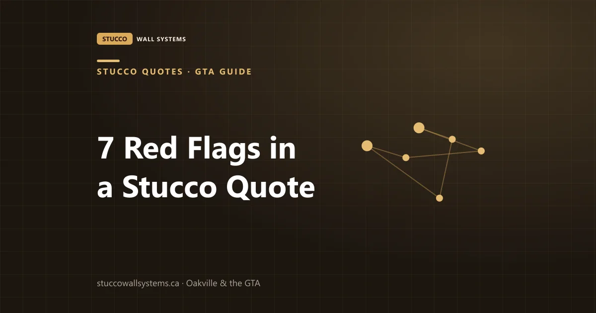 7 Red Flags in a Stucco Quote (What a Real One Says) — Stucco Wall Systems project photo